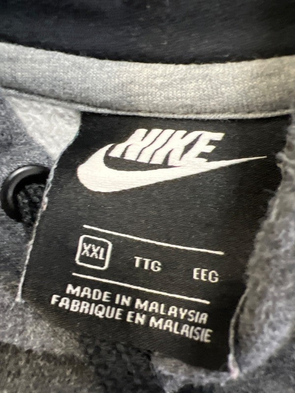 Nike Men's Gray Long Sleeve Future Logo Pullover Hoodie Sweatshirt - 2XL image 3