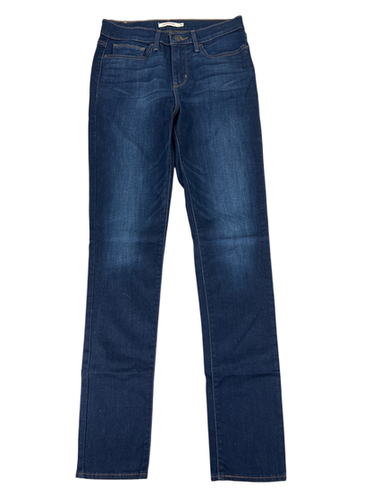 Levi's Women's Dark Wash Slimming Skinny Denim Jeans - 28