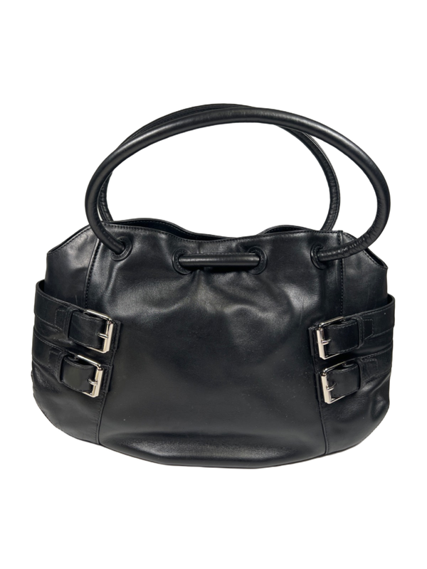 Cole Haan Women's Black Leather Hobo Shoulde Bag Purse W/ Dust Bag image 2