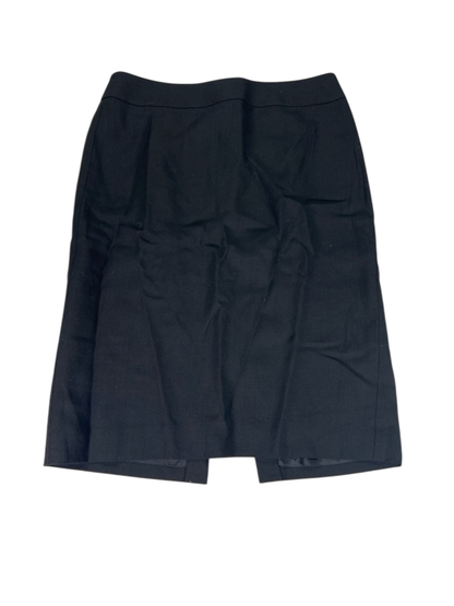 Ann Taylor Women's Black Wool Straight Skirt - 8