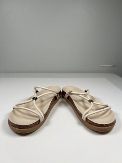 Project Cloud Women's Beige/Ivory Float Strappy Slide On Sandals - 8 image 6