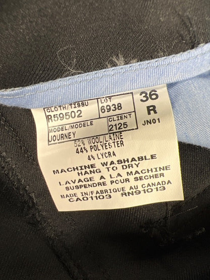 Riviera By Jack Victor Men's Wool Blend Journey Dress Pants - 36R image 4
