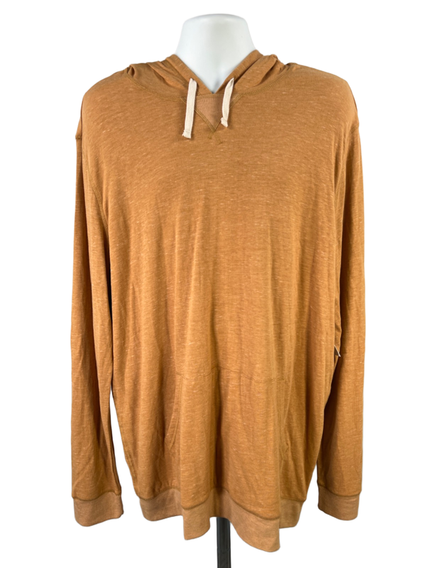 Sonoma Men's Light Brown Supersoft Double Knit Pullover Hoodie - XXL Tall