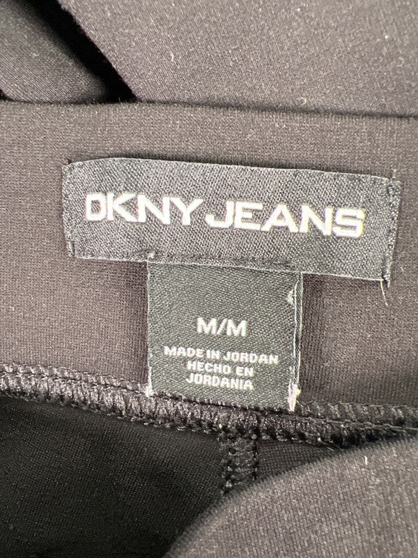 DKNY Jeans Women's Black Pull On Ponte Legging Pants - M image 3