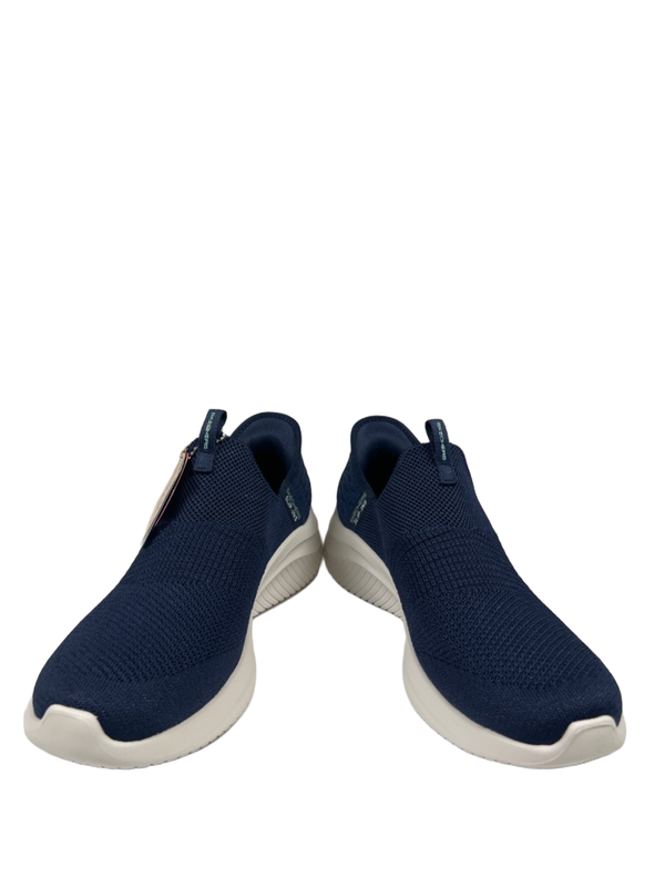 Skechers Women's Blue/White Ultra Flex 3.0 Smooth Step Slip On Sneakers - 8.5 image 7