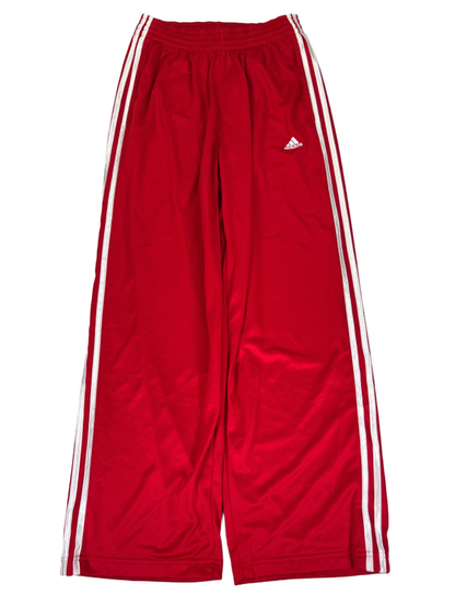 Adidas Men's Red/White Striped Pull On Athletic Sweatpants - M