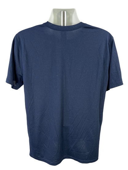 Nike Men's Blue Short Sleeve U of M Michigan Athletic Cut T-Shirt - XL image 2