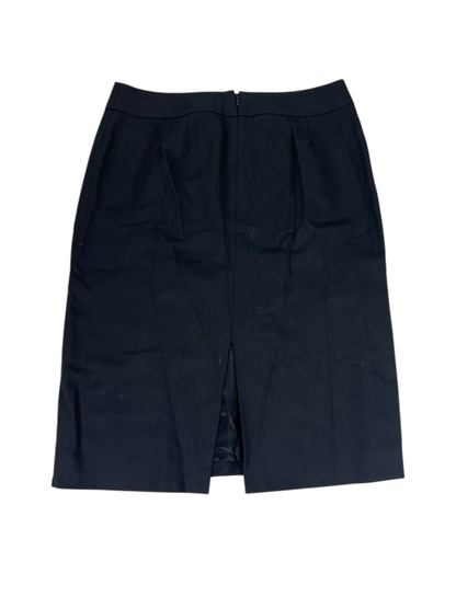 Ann Taylor Women's Black Wool Straight Skirt - 8 image 2