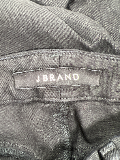 J Brand Women’s Black Shimmer Cuffed Ankle Skinny Jeans - 26 image 3