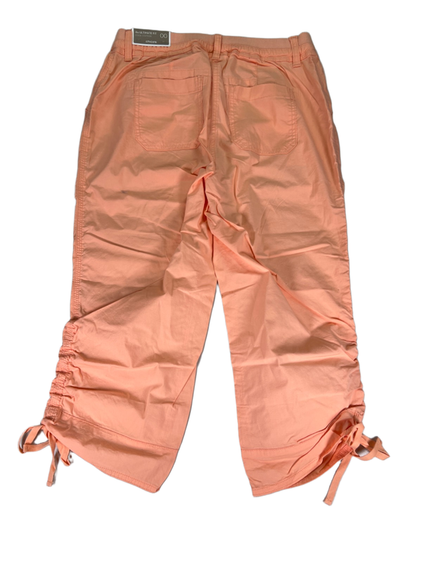 Chico's Women's Orange Ultimate Fit Cool Cotton Capri Pants - 00/US 2 image 2