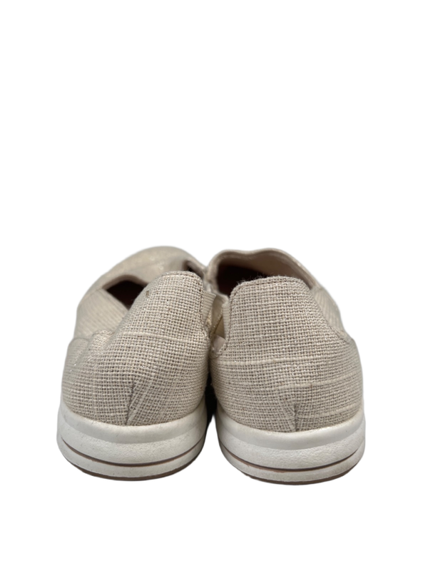 Clarks Collection Women's Beige Metallic Breeze Step Slip On Shoes - 9.5 image 4