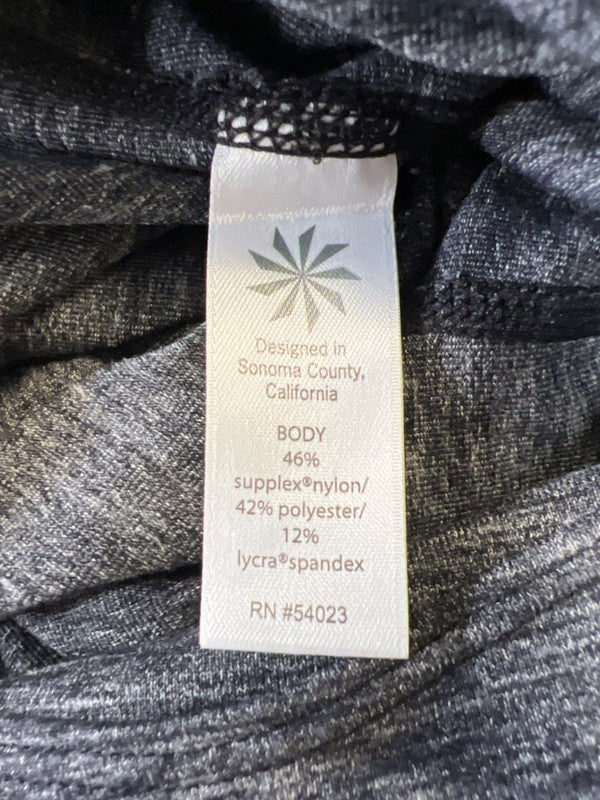 Athleta Women's Gray Heathered High Rise Chaturanga Capri Leggings - S image 4