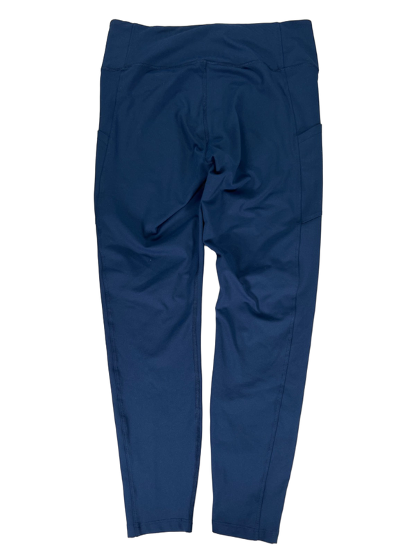 Eddie Bauer Women's Navy Blue Pull On Athletic Leggings - L image 2