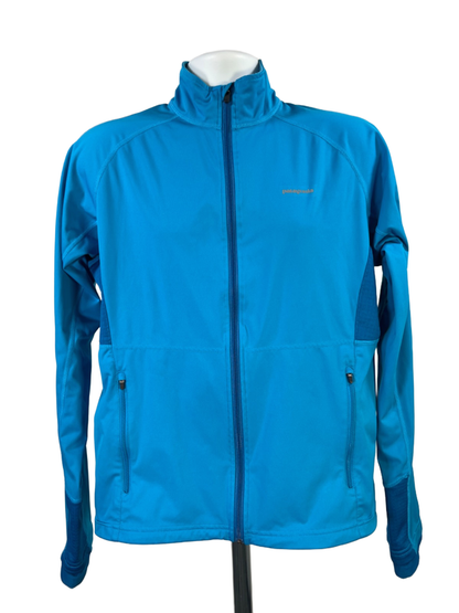 Patagonia Men's Blue Wind Shield Windbreaker Jacket - M