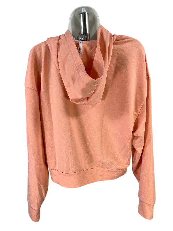 Puma Women's Pink Light Weight Cropped Sweatshirt - M image 2