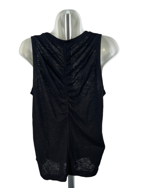 Athleta Women's Black Breezy Ruched Tank Top - M image 2
