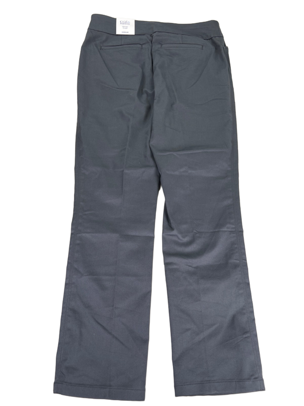 Croft & Barrow Women's Gray Effortless Stretch Straight Mid Rise Pants - 10 image 2