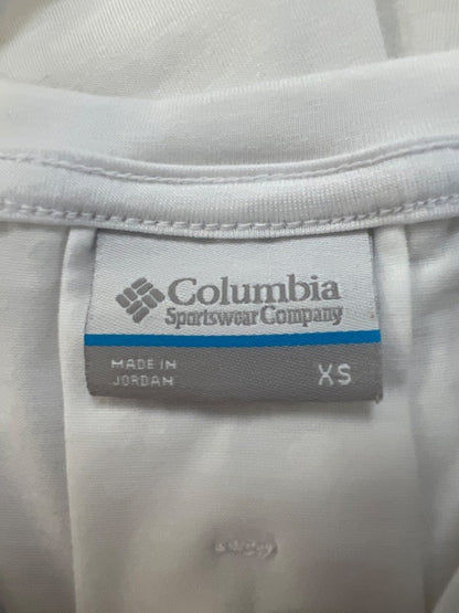 Columbia Women's White Pleated Back Loose Fit Sleeveless Tank Top - XS image 3