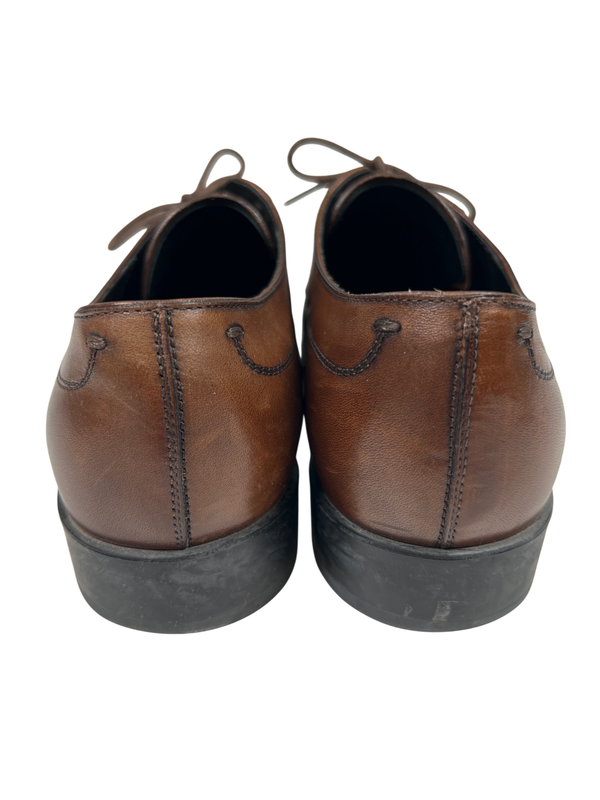 Tod's Women's Brown Lace Up Vintage Oxford Dress Shoes - 38.5/US 8.5 image 4