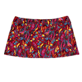 Garnet Hill Women's Multicolor Floral Lined Swim Skirt - 12