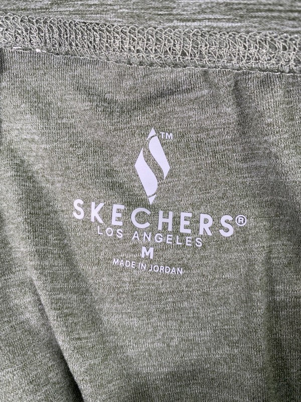 Skehers Go Walk Women's Green Heathered Active Jogger Pants - M image 3