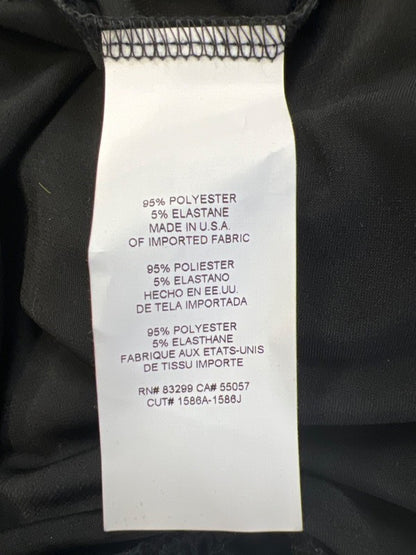 Nicole Miller Women's Black Ruffle Trim Sleeveless Midi Dress - 3X Plus image 4