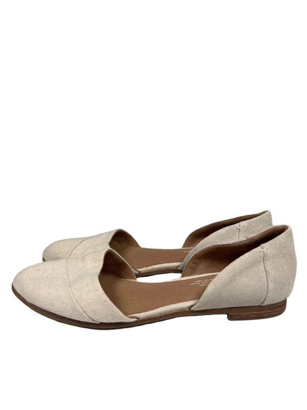 Toms Women's Ivory White Jutti D'orsay Slip On Flats - 7 image 5