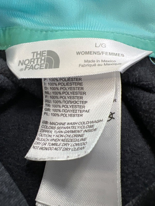 The North Face Women's Gray/Blue Fleece Lined Pullover Sweatshirt - L image 3