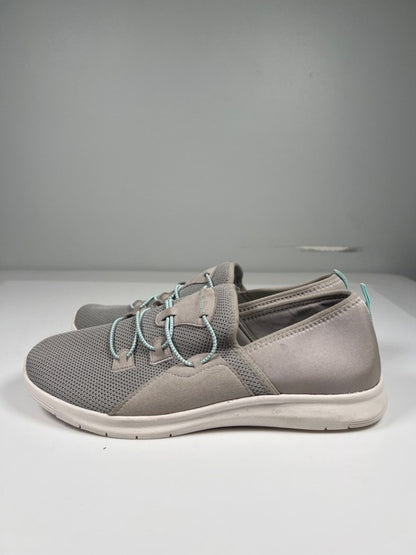 Easy Spirit Women's Gray Perforated Slip On Casual Walking Shoes - 11 image 5