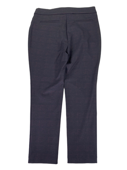 Calvin Klein Women's Black/Purple Plaid Pull On Dress Pants - 12 image 6