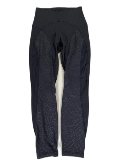 Lululemon Women's Black Nulu Mesh Cropped Athletic Pants - 6
