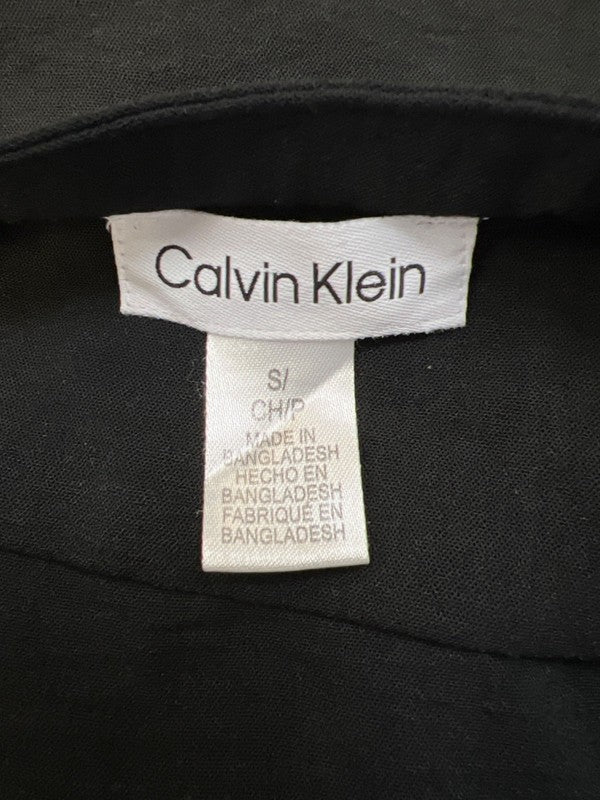 Calvin Klein Women's Black Long Sleeve Button Up Shirt - S image 3