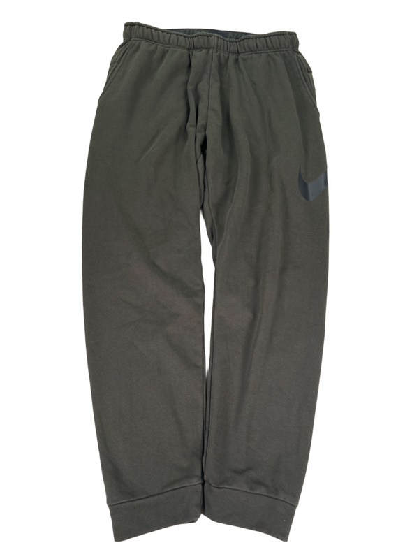 Nike Men's Green Dri-Fit Tapered Training Pull On Athletic Sweatpants - L