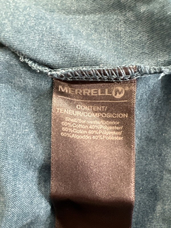 Merrell Men's Blue Graphic Short Sleeve Shirt - XL image 4