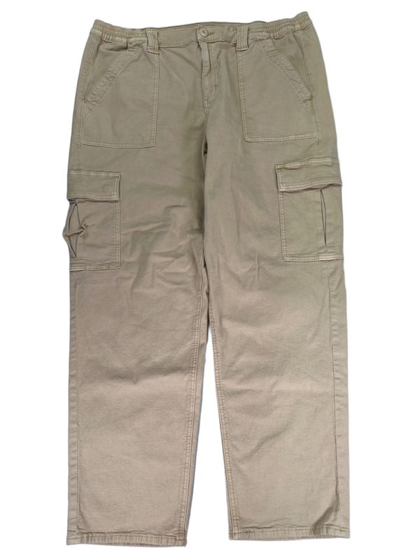 American Eagle Women's Beige Cargo Pocket Pants - 18