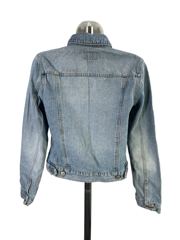 Ralph Lauren Polo Women's Light Wash Button Up Long Sleeve Denim Jacket - M image 2