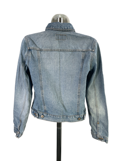 Ralph Lauren Polo Women's Light Wash Button Up Long Sleeve Denim Jacket - M image 2