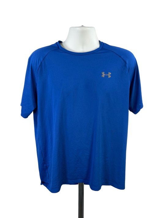 Under Armour Men’s Blue Short Sleeve Athletic Tech T-Shirt - L