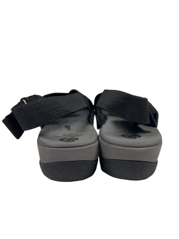 Clarks Cloudsteppers Women's Black Slingback Open Toe Sandals - 7.5 image 4