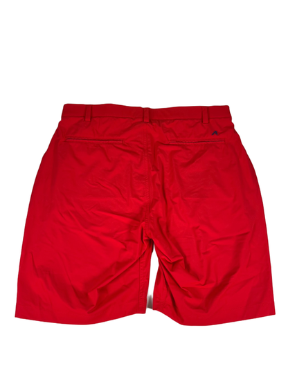 Redvanly Men's Red Stretch Waist Performance Golf Shorts - L image 2