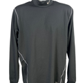Nike Pro Men's Black Core Thermal Fitted Mock Long Sleeve Athletic Shirt - XL