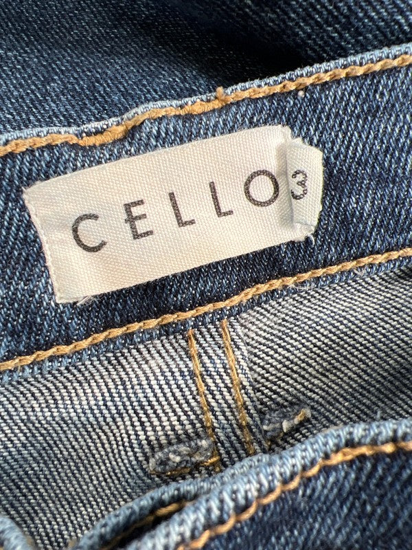 Cello Women’s Medium Wash Straight Leg Distressed Jeans - 3 image 3