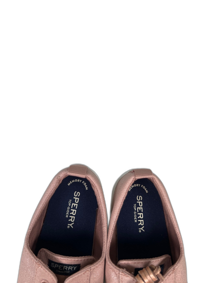Sperry Women's Pink Metallic Canvas Crest Vibe Sneakers  - 8.5W image 3