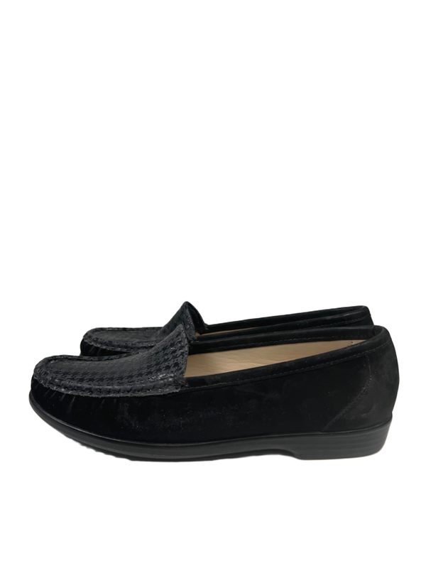 SAS Women's Black Tetris Houndstooth Tripad Simplify Slip On Loafers - 8 image 5
