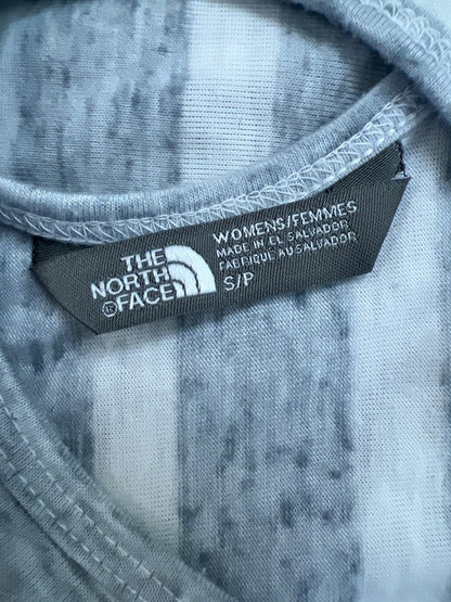 The North Face Women’s Gray/White Striped Sleeveless Tank Top - S image 3