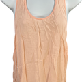 Banana Republic Women’s Pink/Peach Racerback Tank Top - M