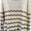 41 Hawthorn Women’s White Thin Knit Irene Pointelle Sweater -XXL