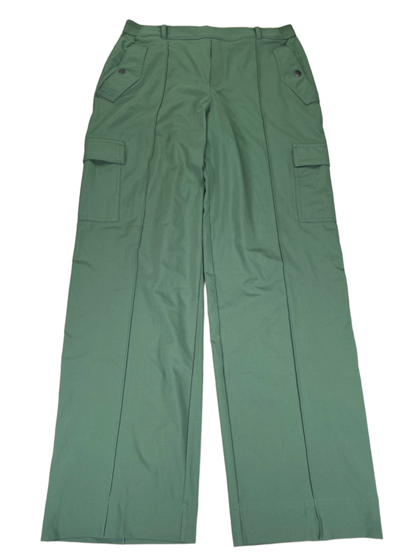 Athleta Women's Green Pull On Vienna Cargo Relaxed Fit Pants - 12