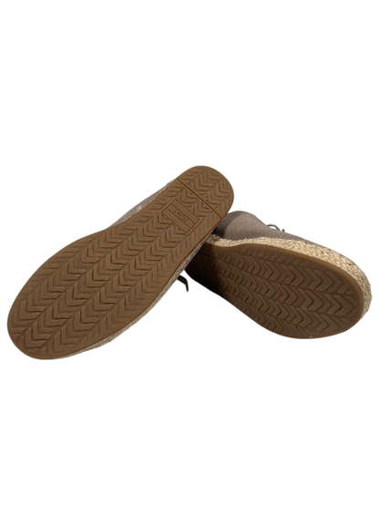 Toms Women's Beige/Suede Lace Up Espadrille Sneakers - 8 image 7