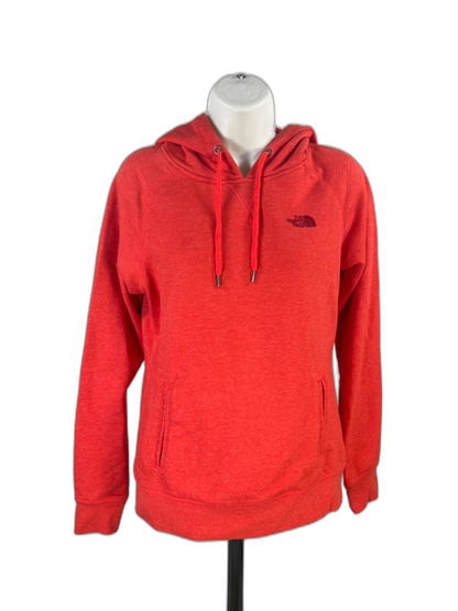 The North Face Women's Red Long Sleeve Pullover Sweatshirt - M